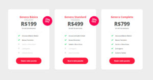 Preços teste de ancestralidade