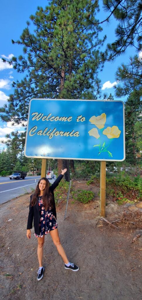 Placa Welcome to California - Lake Tahoe