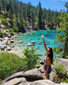 Secret Cove Beach no Lake Tahoe