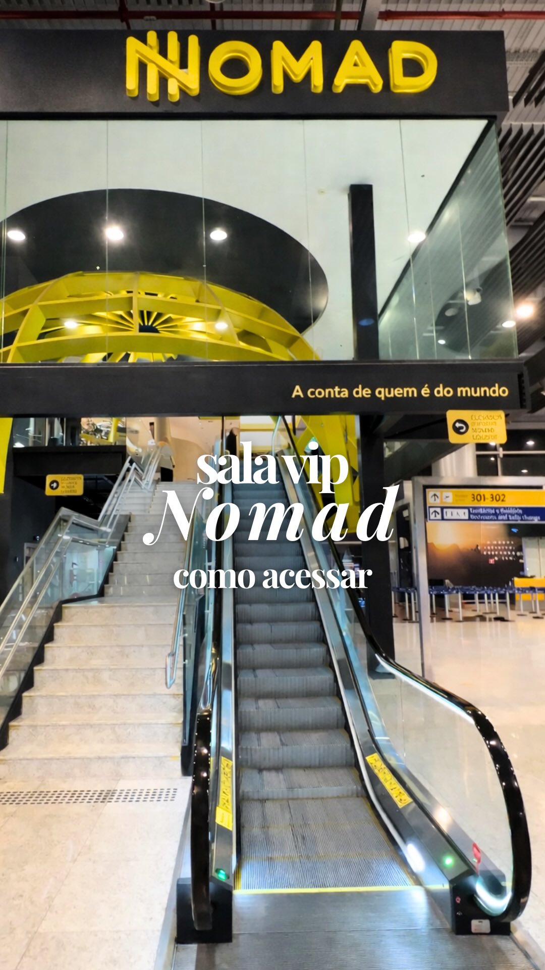 Esse é o Lounge mais divertido de Guarulhos!
Sim, gente! Este lugar é um verdadeiro paraíso! Imagina transformar sua espera no aeroporto em um momento divertido e GOSTOSO? Já criou sua conta global GRATUITA? Utilizando meu cupom ✨COLECIONANDO20✨ você recebe até $20 de cashback ao abrir a sua!
⚠️ Para ACESSAR ao Nomad Lounge basta, além de ser cliente Nomad, estar a partir do nível 2 no programa Nomad Pass. 
Para atingir o nível é preciso  acumular ao menos 1.000 pontos no programa (o mesmo que $1.000 na conta).
⏰Funcionamento da sala: 24h/7
O que vocês acharam dessa sala, viajantes? já conheceram?
#colecionandodestinos #dicasdeviagem #viagem #viajar #nomad